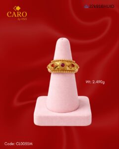 Ladies Gold Ring 22k