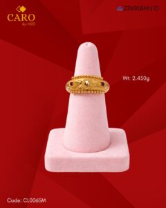 Ladies Gold Ring 22k