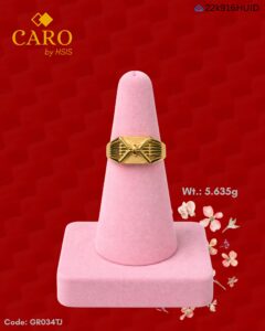 CARO by HSIS Gents Ring 22k Gold Ring