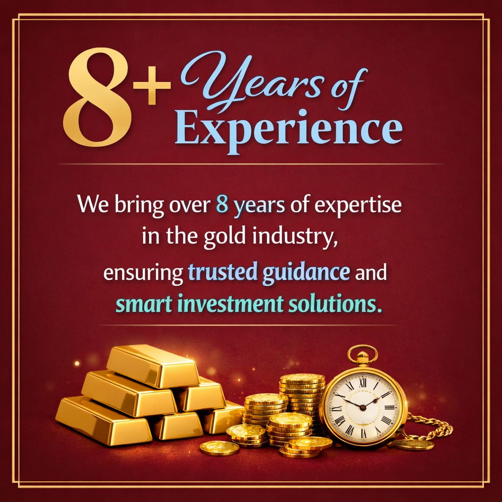 HSIS Gold Caro with 8+ years of experience in gold industry offering trusted guidance and smart investment solutions.